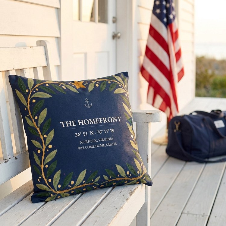 The Honor pillow — The Homefront, Norfolk